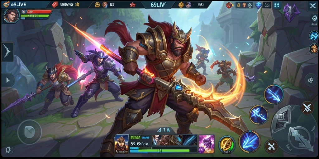 Gameplay seru dengan karakter menarik di 69LIVE.