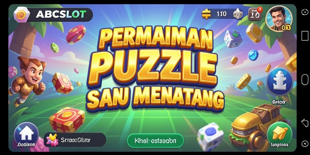 Tampilan gameplay seru di ABCSLOT dengan tantangan Puzzle yang menarik.