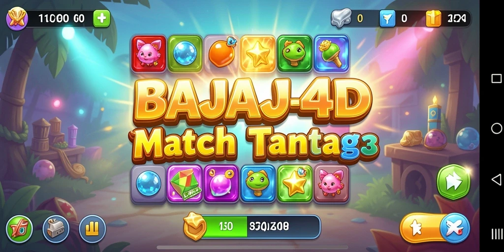 Tangkapan layar gameplay BAJAJ4D menampilkan aksi mencocokkan yang seru.