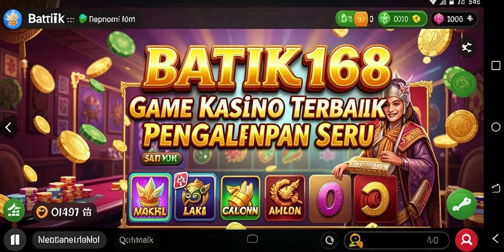 Tampilan gameplay BATIK168 yang memukau dalam suasana Kasino.