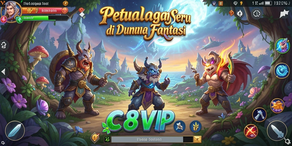 Tampilan gameplay <strong>C8VIP</strong> yang penuh aksi dan petualangan menanti Anda.