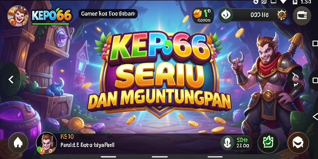 Tampilan gameplay menarik di KEPO66 dengan berbagai tema Slot.