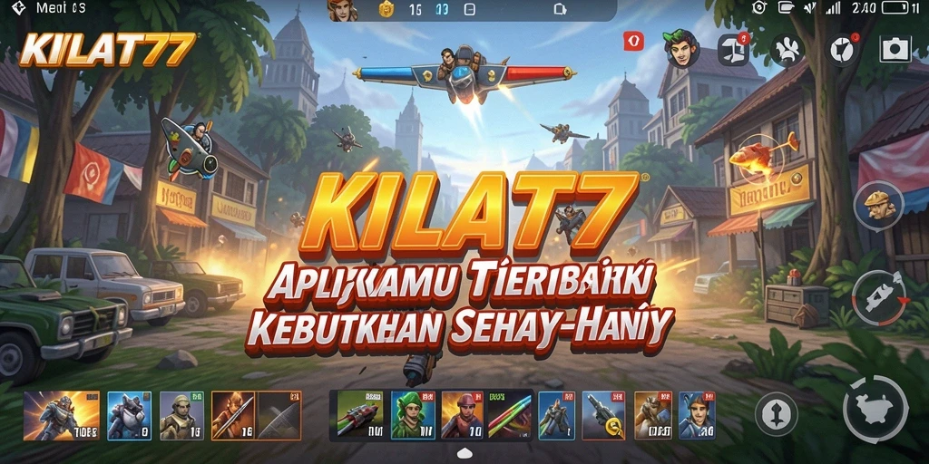 Screenshot tampilan antarmuka utama KILAT77 yang intuitif.