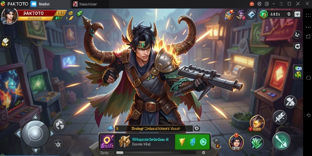 Screenshot PAKTOTO yang menunjukkan aksi strategis dalam gameplay.