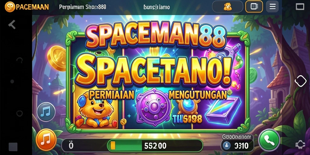 Screenshot gameplay SPACEMAN88 menampilkan keseruan permainan Slot.