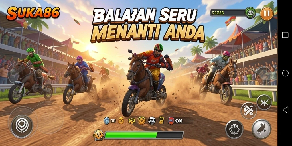 Gameplay seru balap mobil di SUKA86 dengan grafis menawan.